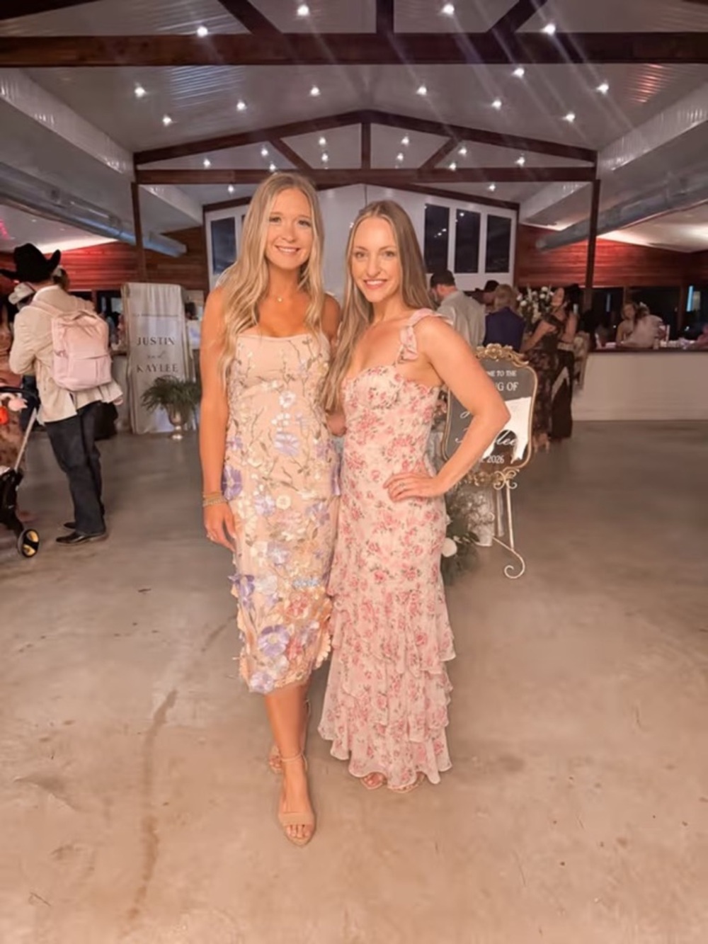 ASTR The Label Alcina Polka Dot Maxi Dress Pink Multi Floral - Picture 9 of 14